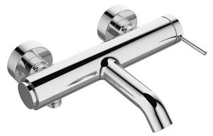 Invena Kalitea, baterie de cadă cu montare pe perete 150mm, cromată, INV-BW-72-001-V