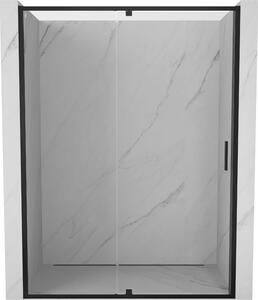 Mexen Exo, usa cu 1 canat pentru deschidere 130x200 cm, sticla transparenta 6 mm, profil negru, 819-130-000-70-00