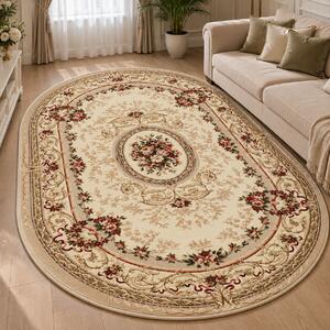 Model Lotos 568, Covor Living Sufragerie, Crem 200x300