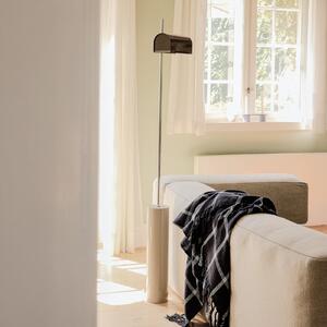 Hübsch Lampadar LED Reflector, maro, înălțime 160 cm, fier, reglabil, Maro / Rugină, Camera de zi / sufragerie, Metal, Scandinavă