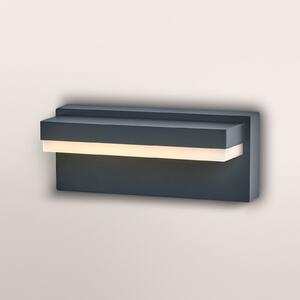 OSRAM Lampa LED pentru exterior ENDURA STYLE ROBUST gri închis IP54, Gri, Aluminiu, Modern, Soclu de perete jos