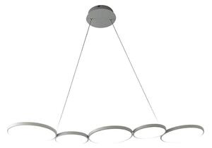 Lustră LED pe cablu OLYMPIA 5xLED/10W/230V gri