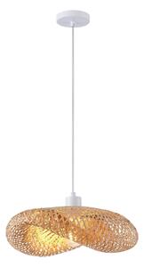 Lustră pe cablu 1xE27/40W/230V bambus