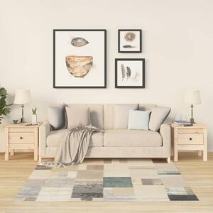 Mese laterale, 2 buc., 40x40x39 cm, lemn masiv de pin