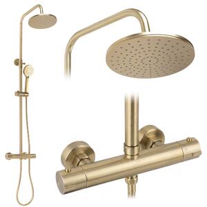 Set dus cu termostat Rea PAROT BRUSHED GOLD