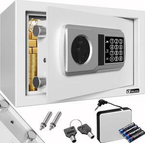Seif electric pentru mobilă SAFETY, 31x20x20cm, argintiu Deuba
