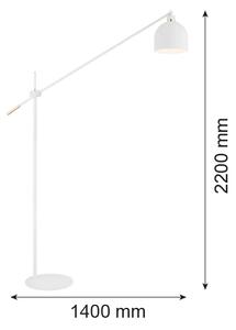 Lampadar DETROIT 1xE27/15W/230V alb Argon 4734