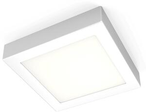 BKLICHT LED Plafoniera alba 17/17/3,2 cm