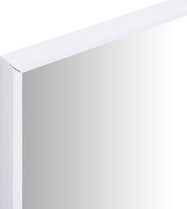 Oglindă, alb, 120x30 cm