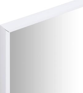 Oglindă, alb, 140x40 cm