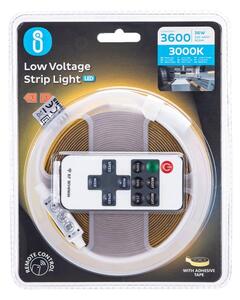 Bandă LED dimabilă Aigostar 5m LED/36W/24/230V 3000K + telecomandă
