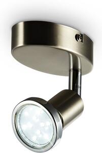Plafoniera gri B.K.Licht LED 8.2x6.5 cm