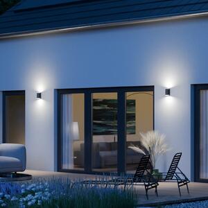 STEINEL lampă de perete pentru exterior L940, antracit, metal, 2 becuri., Negru, Aluminiu, Modern