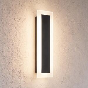 Milagro Lighting Lumină LED pentru exterior Wow, negru/alb, metal, IP54, CCT, Negru, Metal, Modern