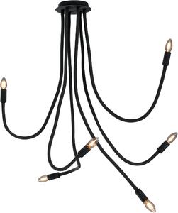 LUCE DESIGN Lustra LOVER neagra 150/120 cm