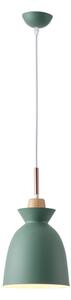Lustră pe cablu 1xE27/15W/230V verde pr. 19,5 cm
