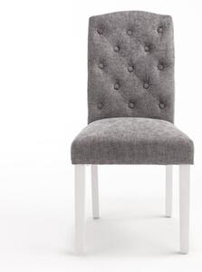 Scaun Living KJCLM056 Gri/Alb