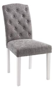 Scaun Living KJCLM056 Gri/Alb