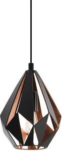 EGLO Pendul CARLTON negru 20,5/110 cm