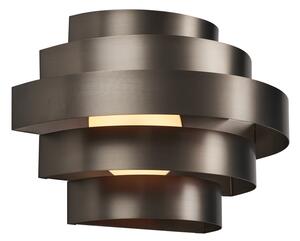 Lampă de perete modernă gunmetal cu LED inclus, cu 3 trepte de intensitate luminoasă - Lines