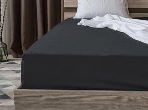 Cearsaf Jersey antracit 180 x 200 cm