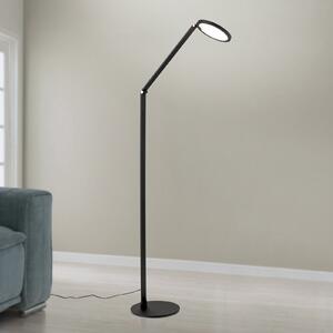 ORION Lampadar LED Fati, înălțime 136 cm, negru, aluminiu, dimabil, reglabil, Negru, Camera de zi / sufragerie, Aluminiu, Modern