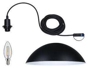 Paulmann Plug & Shine Lampă suspendată LED Mapalo E14 aluminiu, reglabil, Negru, Aluminiu