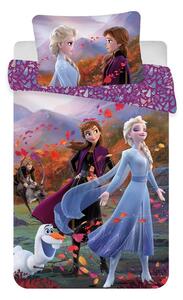 Lenjerie de pat Frozen baby pink2 wind baby, 100 x 135 cm, 40 x 60 cm