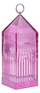 Kartell Lantern LED lampă de masă reîncărcabilă, violet, reciclată, IP54