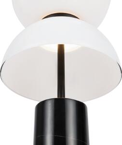 Maytoni LED lampă de masă Kyoto, negru, înălțime 46 cm, marmură, Negru, Camera de zi / sufragerie, Metal