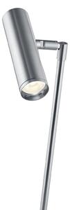 HELL Tom Pro LED lampă de masă, nichel mat, înălțime 47 cm, CCT, dimabil, reglabil, Gri, Camera de zi / sufragerie, Metal, Modern