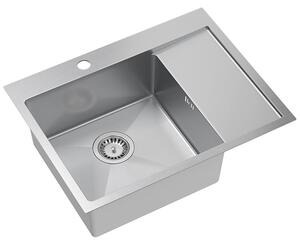 Chiuvetă inox RUSSEL 116 BRUSH NICKEL