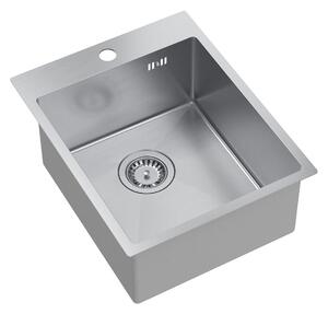 Chiuvetă inox RUSSEL 90 BRUSH NICKEL