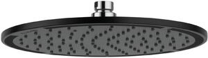Kludi A-QA cap de duș 25x25 cm rotund negru 6432587-00