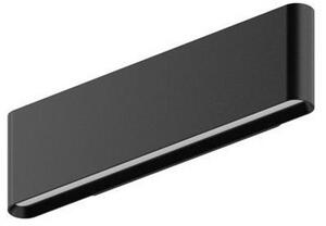 Linea Light Aplică de perete LED Satori, lățime 30,5 cm, negru, 2700 K, aluminiu, Negru, Camera de zi / sufragerie, Aluminiu