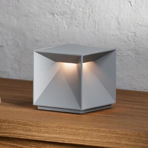 Sigor Lampa de masă cu LED și baterie Nutalis, gri ceață, IP54, dimabilă, reglabil, Gri, Aluminiu, Modern