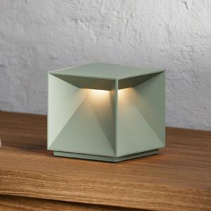 Sigor Lampa de masă cu LED și baterie Nutalis, verde salvie, IP54, dimabilă, reglabil, Verde, Aluminiu, Modern
