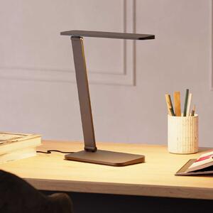 Forlight LED lampă de masă Zenit, negru, ABS, înălțime 36 cm, reglabil, Negru, Camera de zi / sufragerie, Plastic, Modern