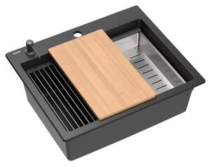 Chiuveta din granit KURT 110 WORKSTATION Black