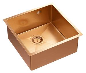 Chiuvetă inox ANTHONY 50 COPPER
