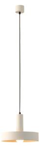 LEDS-C4 Keops 1 lampă suspendată LED, alb mat, Ø 28 cm, aluminiu, reglabil, Alb, Camera de zi / sufragerie, Aluminiu, Modern
