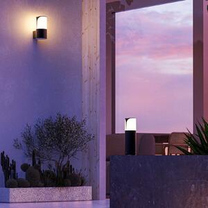 Forlight Lampă de perete pentru exterior Astra, antracit, aluminiu, lățime 9 cm, reglabil, Negru, Aluminiu, Modern