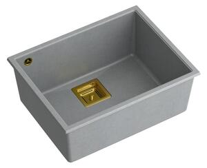 Chiuveta din granit DAVID 50 Grey Metallic