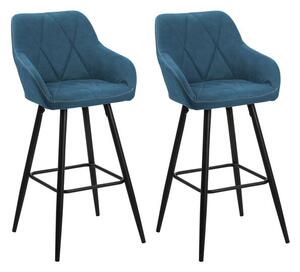 Set scaune tip bar 2buc. Dakien (albastru). 1009998