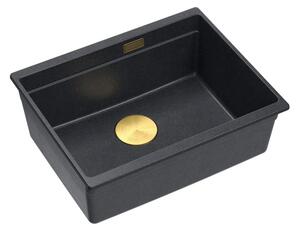 Chiuveta din granit Logan 100 Black Metallic