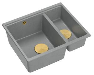 Chiuveta din granit Logan 150 Grey Metallic