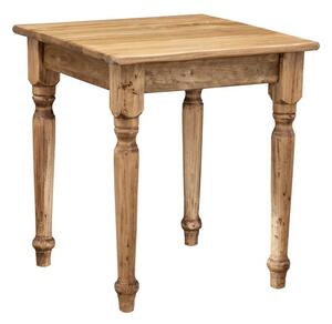 Masa fixa, L 70 70 H78 cm, culoare natur, Lemn Masiv