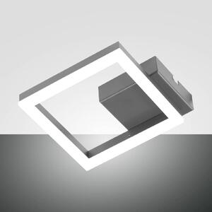 Fabas Luce Aplică de perete cu LED Bard, auriu, 17 x cm, metal, dimabil, reglabil, Auriu / Alamă, Camera de zi / sufragerie, Metal, Modern