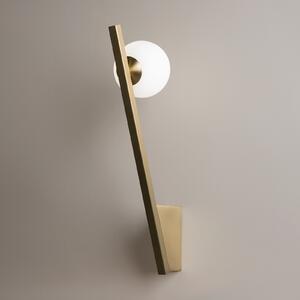 Maytoni Aplică de perete Kazmir, culoare aurie, înălțime 35 cm, metal, reglabil, Auriu / Alamă, Camera de zi / sufragerie, Metal