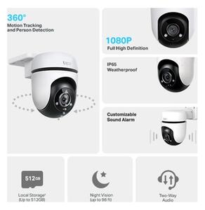 TP-Link - Cameră de exterior cu senzor IP65 Wi-Fi